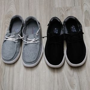 Bobs by Skechers 2 pair mens